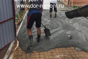 Строительство бетонных дорог